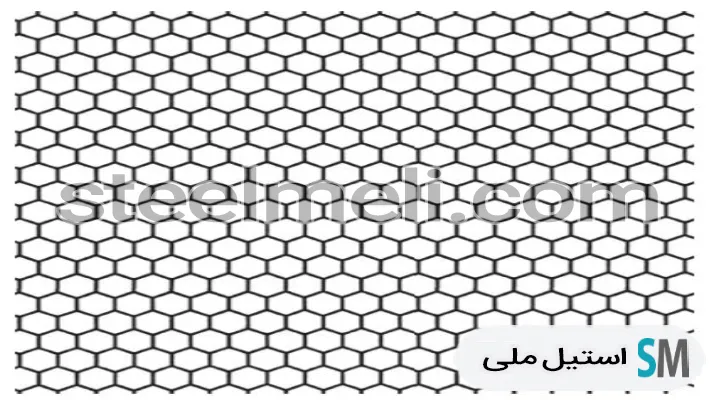 ورق پانچ استیل شش ضلعی